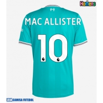 Camisa de Futebol Liverpool Alexis Mac Allister #10 Equipamento Alternativo 2025-26 Manga Curta